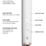 T3 SinglePass StyleMax Flat Iron 1 inch WHITE