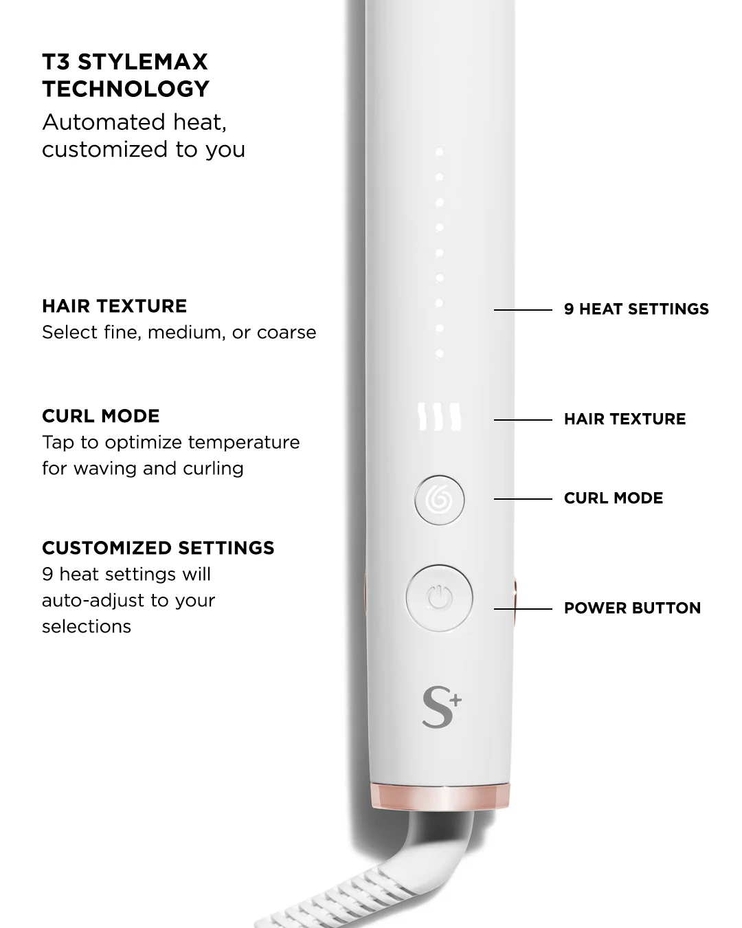 T3 SinglePass StyleMax Flat Iron 1 inch - WHITE 3 - glamorous.ky T3 SinglePass StyleMax Flat Iron 1 inch - WHITE 3 | glamorous.ky