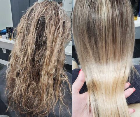 Brazilian Blowout smooth finish at Glamorous