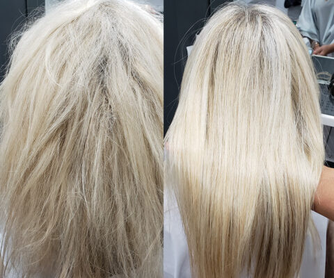 Brazilian Blowout frizz-free hair at Glamorous Cayman Islands