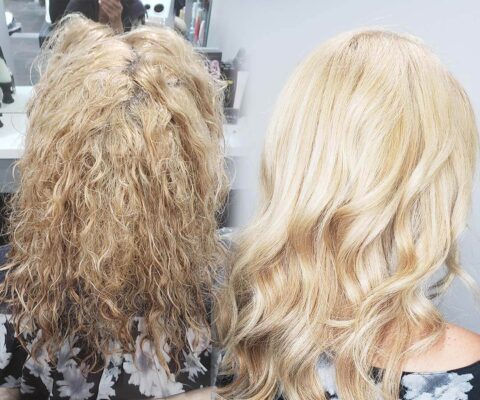 Brazilian Blowout sleek styling at Glamorous Cayman Islands