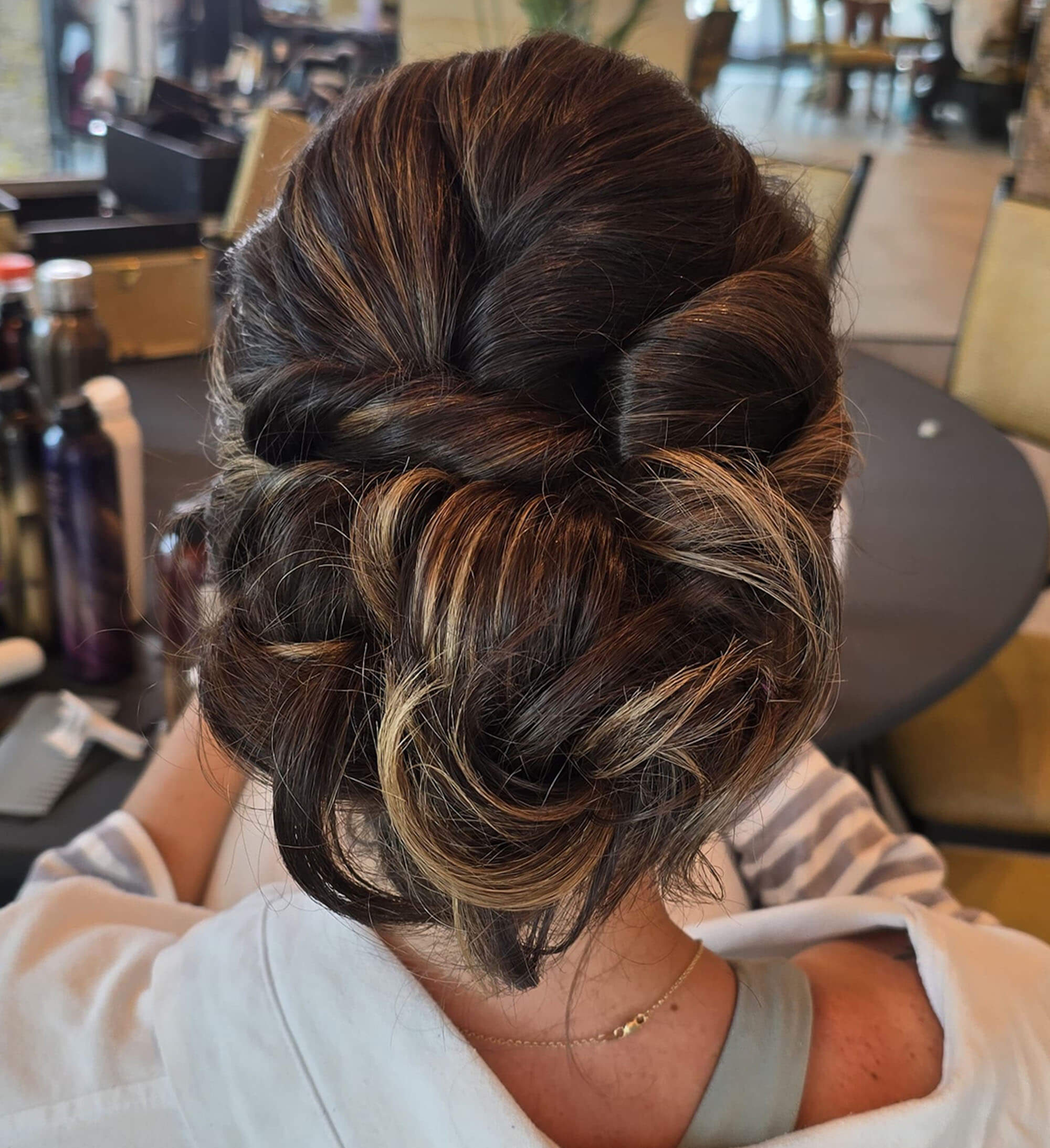 Bridal hair styling by Natasa Vulovic at Glamorous Cayman Islands
