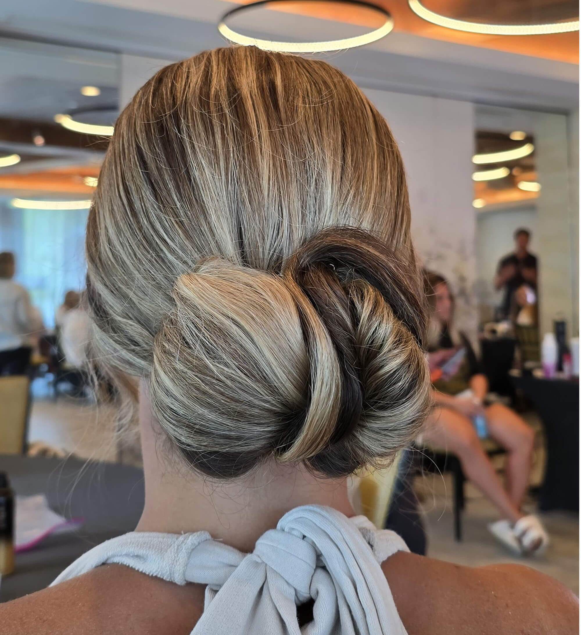 Bridal hair styling by Natasa Vulovic at Glamorous Cayman Islands