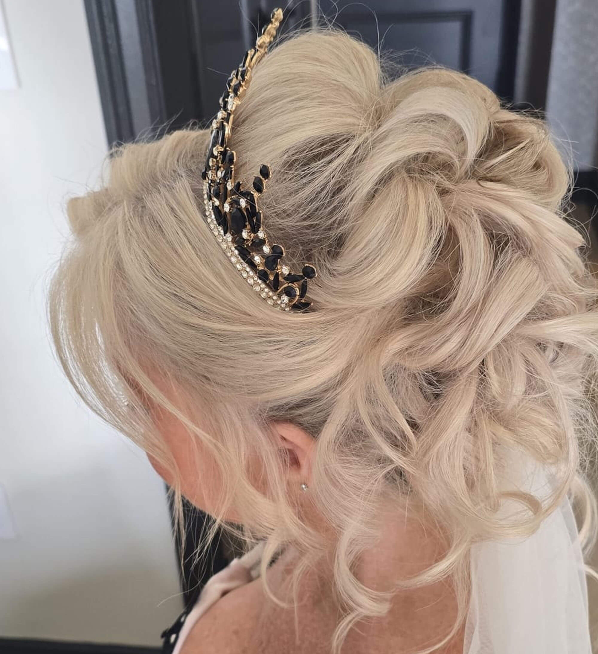 Bridal hair styling by Natasa Vulovic at Glamorous Cayman Islands