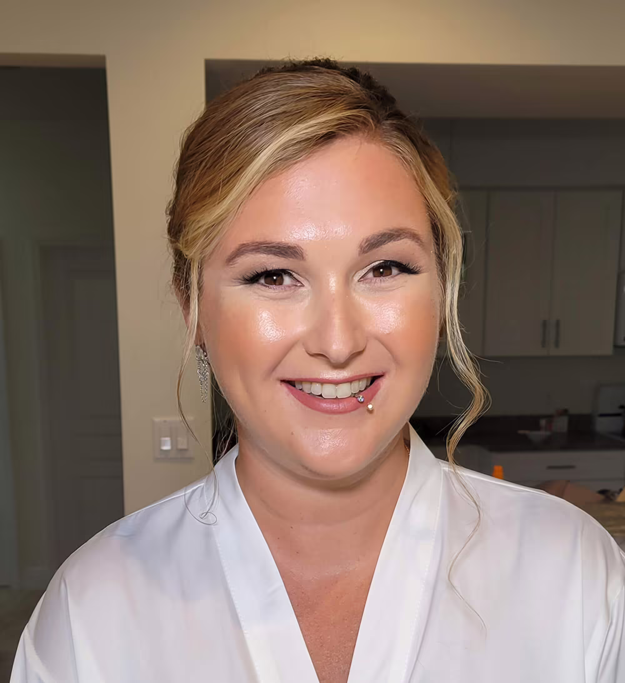 Bridal makeup by Tamara Milisavljevic at Glamorous Cayman Islands