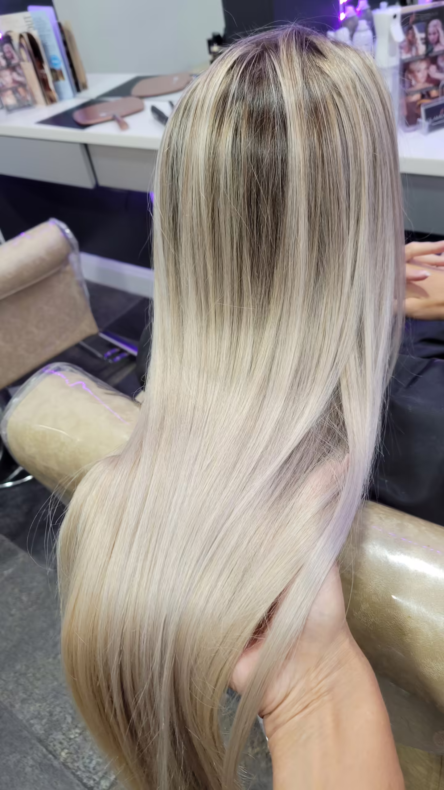 Blonde highlights at Glamorous Cayman Islands